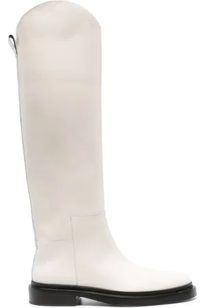 Jil Sander Kniehohe Reiterstiefel