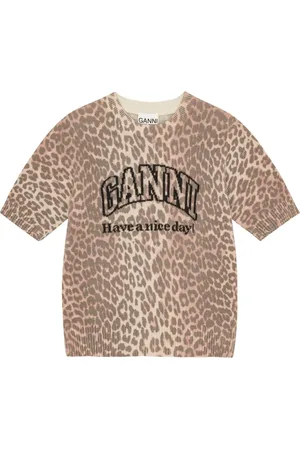Ganni T-Shirt mit Logo