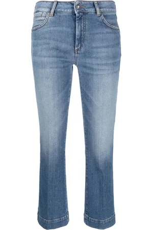 Sportmax Ausgeblichene Cropped-Jeans