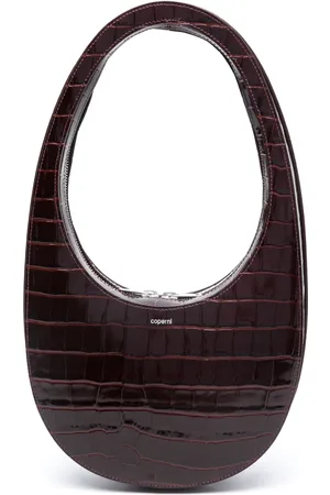 COPERNI Croco Swipe Schultertasche aus Leder