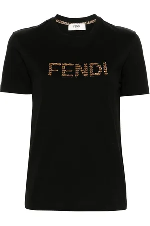 Fendi T-Shirt mit Pailletten