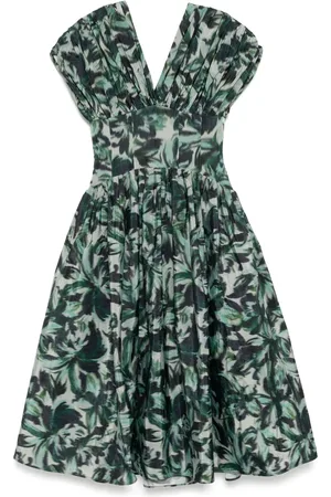 Amsale Corsage-Kleid mit tiefer Taille