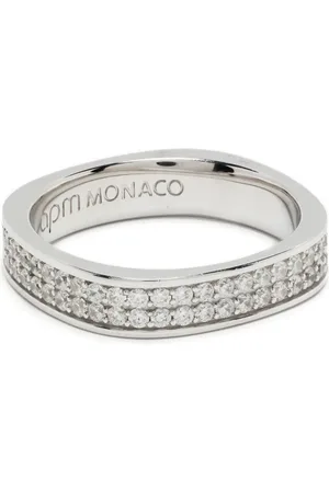 APM Monaco Chunky Ring mit Pavé