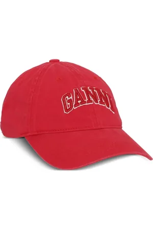 Ganni Baseballkappe mit Logo-Stickerei