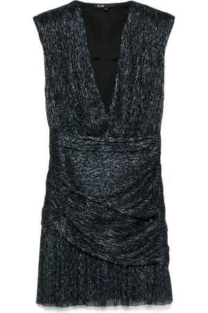 Maje Minikleid im Metallic-Look
