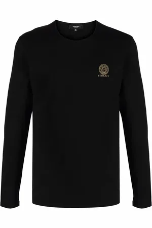 VERSACE Langarmshirt mit Logo-Print