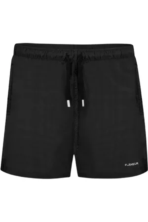 FLÂNEUR Logo-print swim shorts