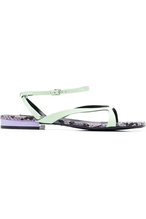 Sergio Rossi Sandalen mit Schlangen-Print