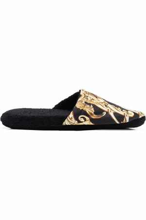 Philipp Plein Slipper mit Barock-Print