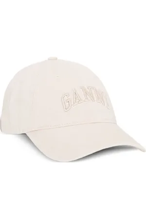 Ganni Baseballkappe mit Logo-Stickerei