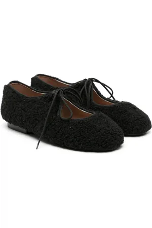 Eli1957 Ballerinas aus Shearling mit Schnürung