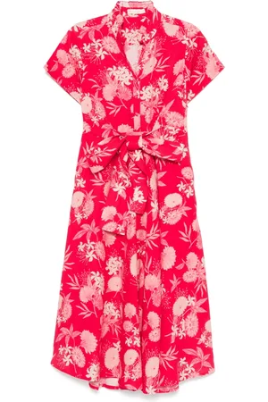VERANDAH Midikleid mit Blumen-Print