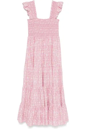 RIXO London Midikleid aus Baumwolle