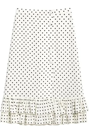 VALENTINO GARAVANI Midirock mit Polka Dots
