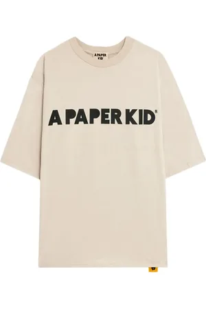 A PAPER KID T-Shirt mit Logo