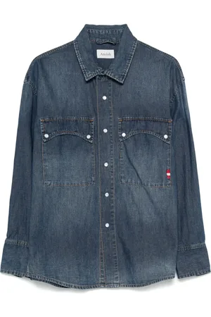 AMISH Klassisches Jeanshemd