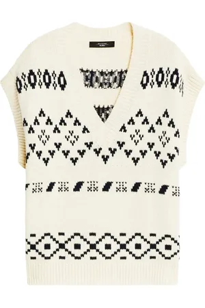 Max Mara Pullunder mit Fair-Isle-Strickmuster