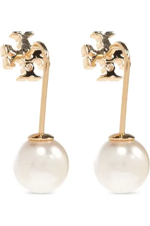 Tory Burch Pearl Front-Back Ohrringe