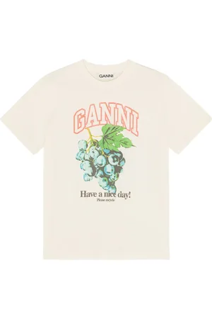 Ganni T-Shirt mit grafischem Print
