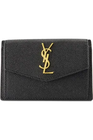 Saint Laurent Portemonnaie mit Logo-Schild