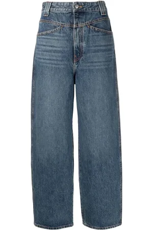 Khaite Preen Wide-Leg-Jeans