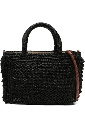IBELIV Cocktail Handtasche aus Bast