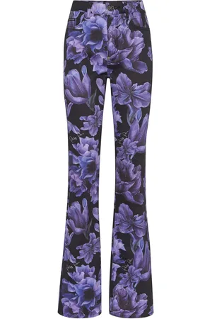 Philipp Plein Bootcut-Jeans mit hohem Bund