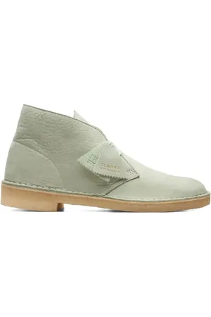 Clarks "Pale Green" Desert-Boots aus Wildleder