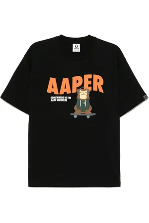 A Bathing Ape T-Shirt mit grafischem Print