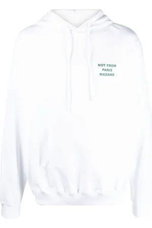 Drôle de Monsieur Hoodie mit Slogan-Print