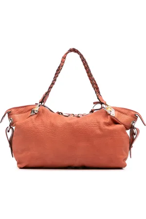 Gucci 2000-2015 mittelgroße Bamboo Bar Tote Bag aus Leder