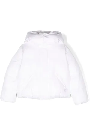 Maison Margiela Gefütterte Jacke mit Logo-Stickerei
