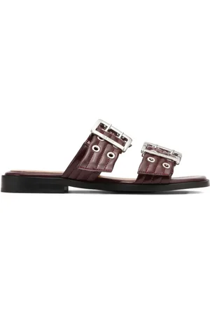 Ganni Sandalen aus Leder