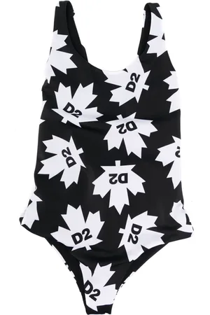 Dsquared2 Badeanzug mit Ahornblatt-Print