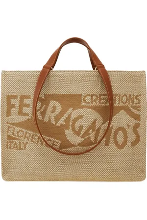 Salvatore Ferragamo Großer Shopper mit Logo-Stickerei