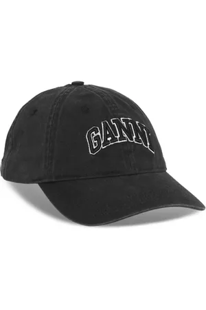 Ganni Baseballkappe mit Logo-Stickerei