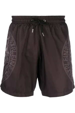 Philipp Plein Badeshorts mit Logo-Print