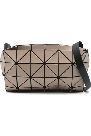 Issey Miyake Umhängetasche mit geometrischen Einsätzen