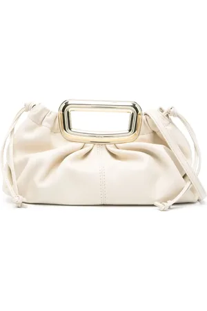 Maje Clutch mit Metallic-Henkel