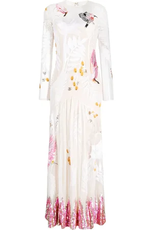 TEMPERLEY LONDON Opera Tattoo Kleid mit Stickerei
