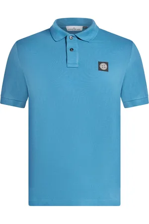Stone Island Poloshirt mit Kompass-Applikation