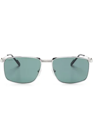 Cartier Sonnenbrille mit eckigem Gestell