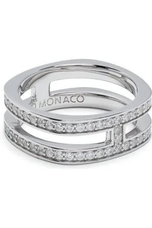 APM Monaco Verzierter Ring mit Pavé