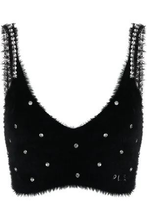 Serafini Strickoberteil mit Kristallen