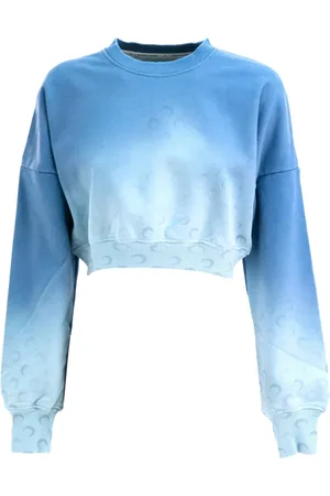 Marine Serre Cropped-Sweatshirt