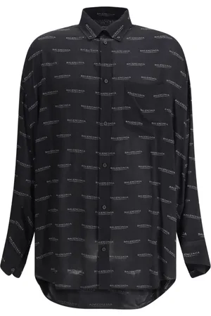 Balenciaga Hemd mit Logo-Print