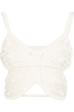 BLUMARINE Cropped-Top mit Schmetterling