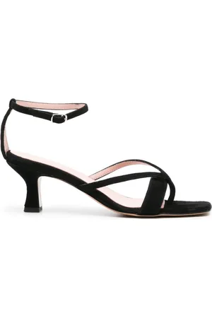 ANNA F. Sandalen aus Wildleder 70mm