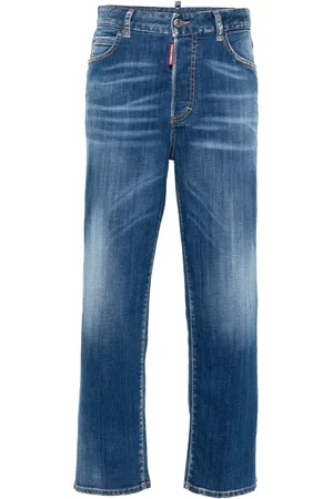 Dsquared2 Halbhohe Slim-Fit-Jeans