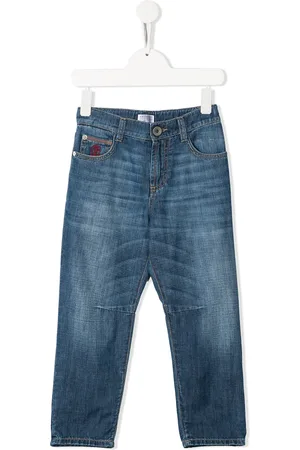 Brunello Cucinelli Ausgeblichene Jeans